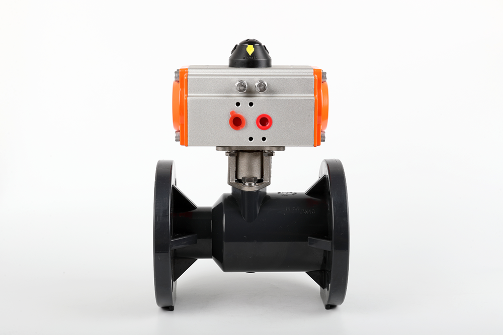 江都气动法兰一体球阀